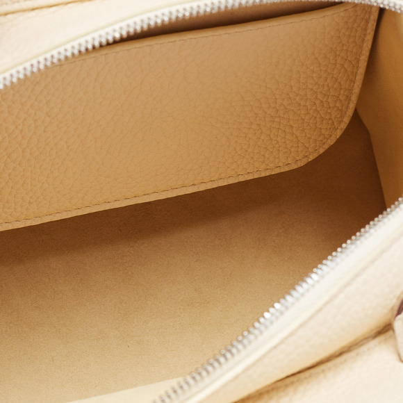 LORO PIANA Multicolor Grained Leather Micro Sesia Tote - Picture 7 of 8